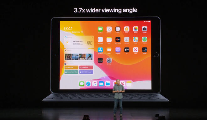 苹果发布第七代iPad：10.2英寸屏 搭载A10 Fusion