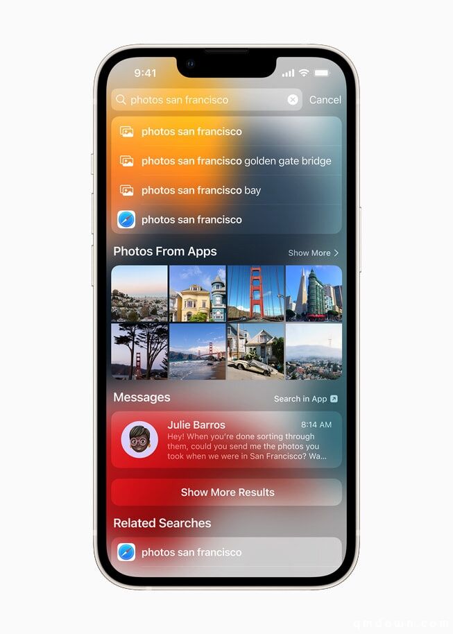 苹果 iOS 15 正式版官方详解：星光色 iPhone 13 展示智能实况文本、重新设计通知、专注模式...
