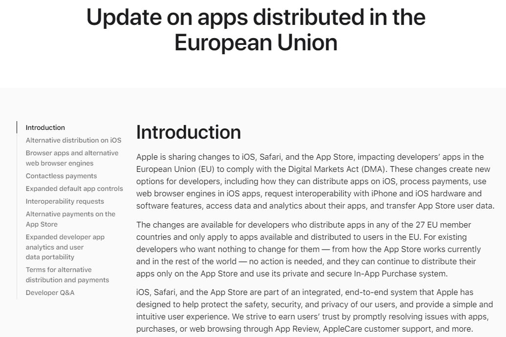 苹果公布欧盟新规，“iOS三方应用商店”能做了，但想活下来不容易
