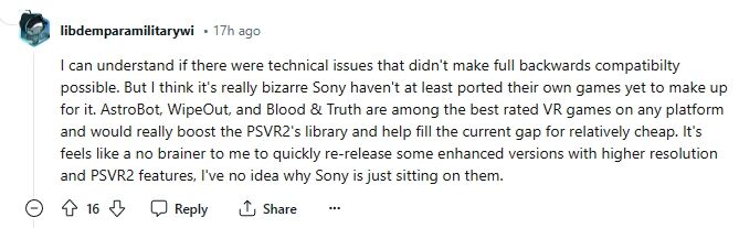 索尼暂停PSVR2生产、先清库存，玩家热议为啥卖不动？