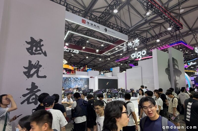 今年Chinajoy太”爆”了!CJ展馆人多到”寸步难行”,老外组团来中国抢中国游戏