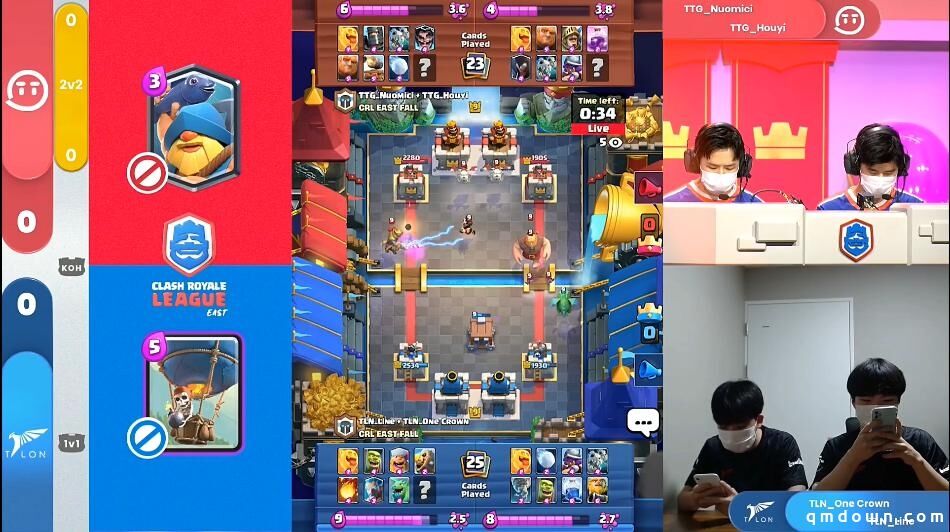 皇室战争：职业选手2V2怎么玩？这张牌必选，法术选对赢一半