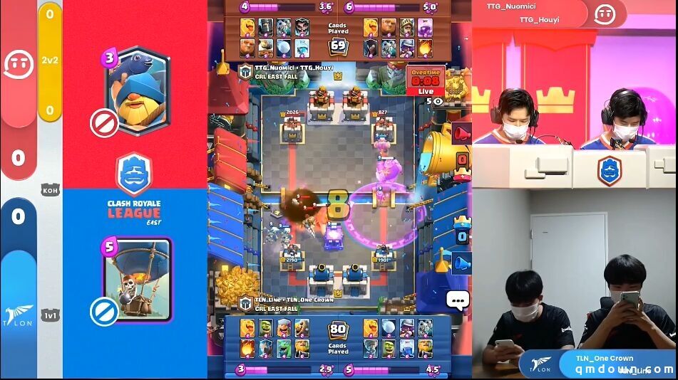 皇室战争：职业选手2V2怎么玩？这张牌必选，法术选对赢一半
