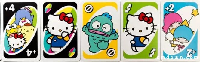 《一起优诺》猛男必玩！Uno Hello Kitty满足你的少女心！