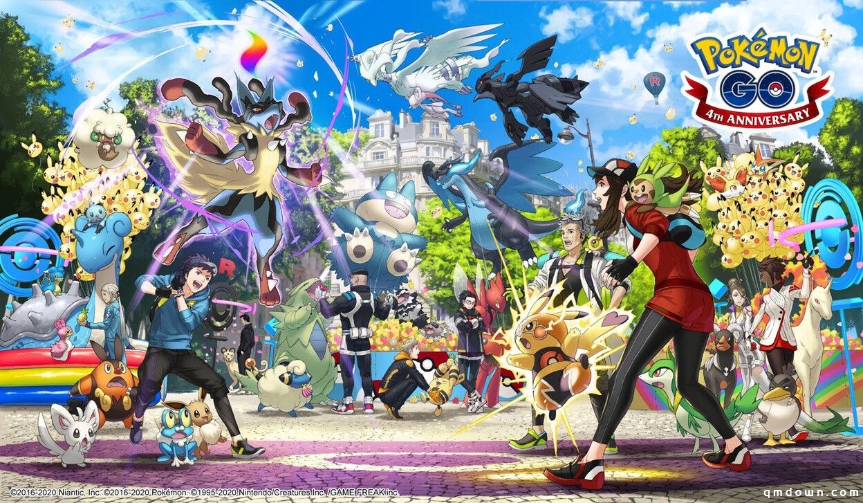 《宝可梦GO》4周年庆典 宣传图片或含新宝可梦情报