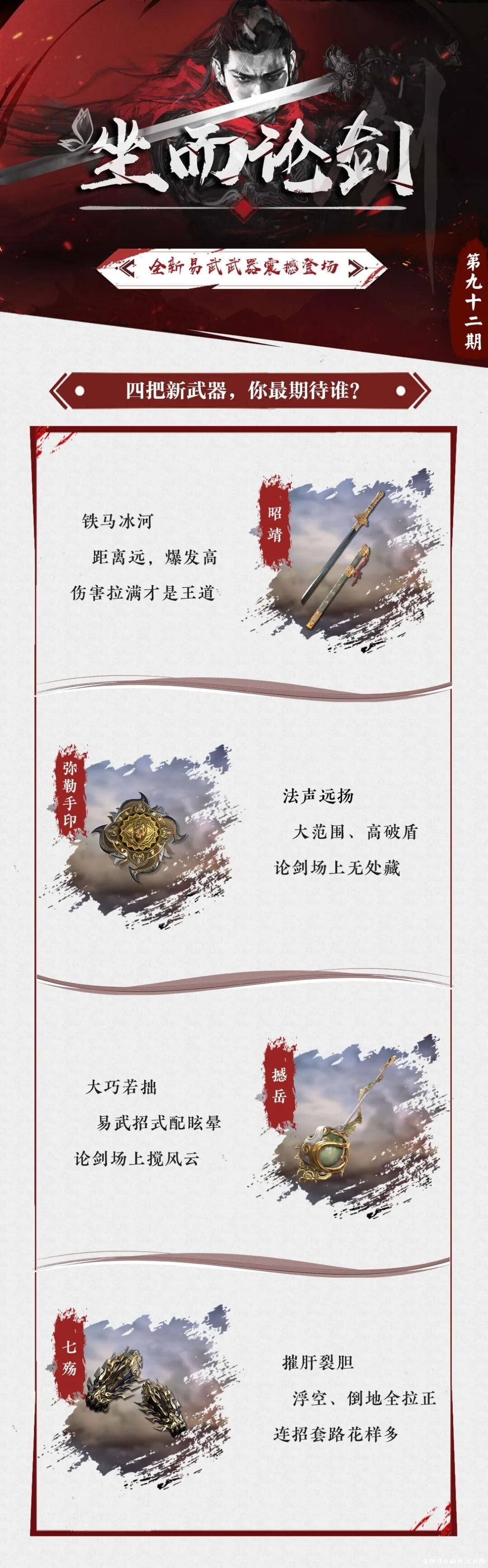坐而论剑：全新武器登场 谁能C位出道？