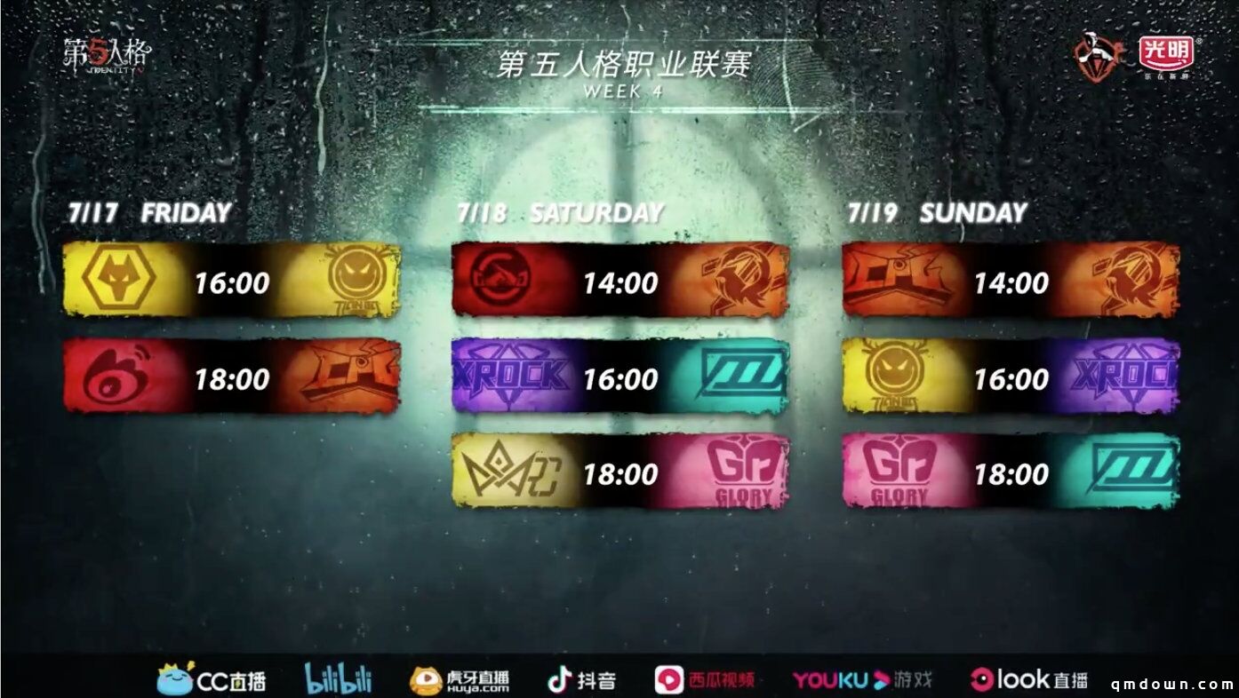《第五人格》IVL夏季赛常规赛第三周战报