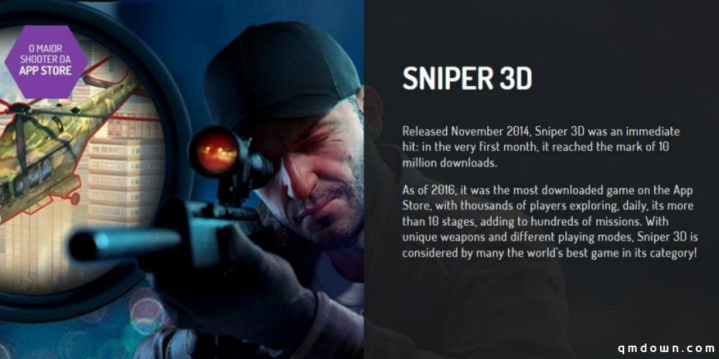 手游累计下载20亿次，Sniper 3D开发商Wildlife估值达30亿美元