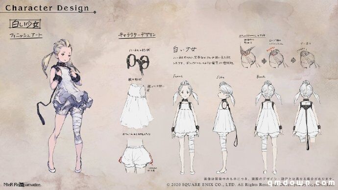 尼尔手游新作《NieR Re[in]carnation》角色设定、CV阵容公开