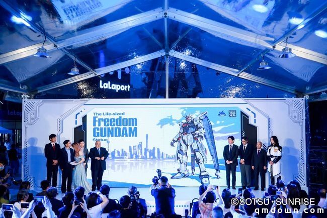 实物大自由高达立像揭幕，「GUNDAM SEED PROJECT Ignited」正式启动