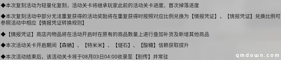 明日方舟：密林悍将归来复刻活动前瞻分析