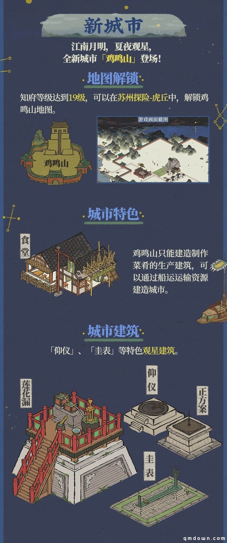 夏夜长空，探索星河！《江南百景图》全新版本计划公开