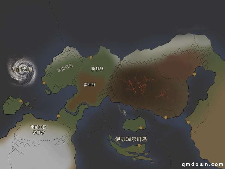 乘着北风号前进，《地下城堡3》地理志初探