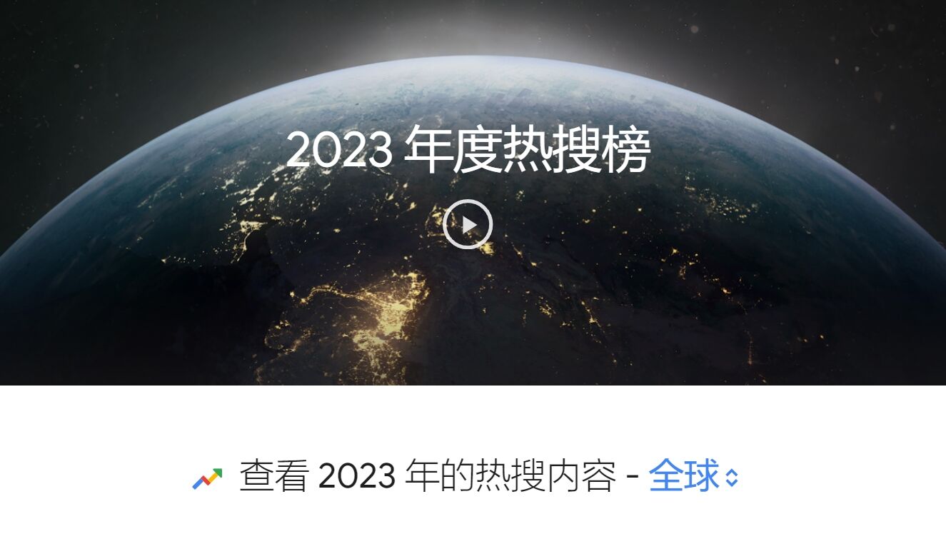 谷歌“游戏年搜索量排名”：主机PC游戏横扫，星铁成国产游戏独苗