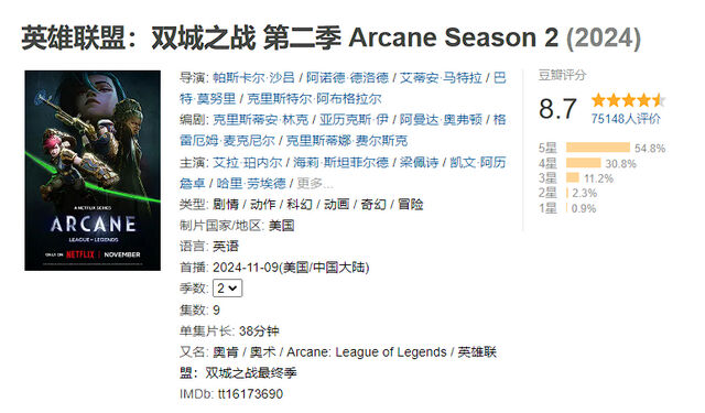 外媒批LOL动画巨亏，拳头创始人:“卖皮肤就是为了制作《双城之战》”