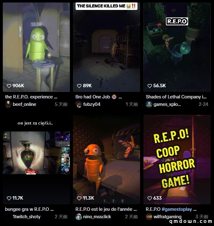 3人开发、一周赚千万：奇葩派对游戏《R.E.P.O》如何在Steam大火的？